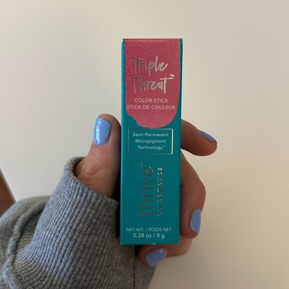 Thrive Causemetics Triple Threat Color Stick Maggie Rose Shimmer - Picture 5 of 6